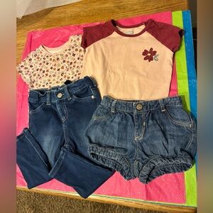 4 pc lot of toddler clothes garanimals old navy 12-18 months